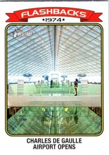 2023 Topps Heritage News Flashbacks #NF5 Charles de Gaulle Airport - NM-MT