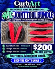 Landscape Curbing Stone Joint Tools- CurbArt Creations
