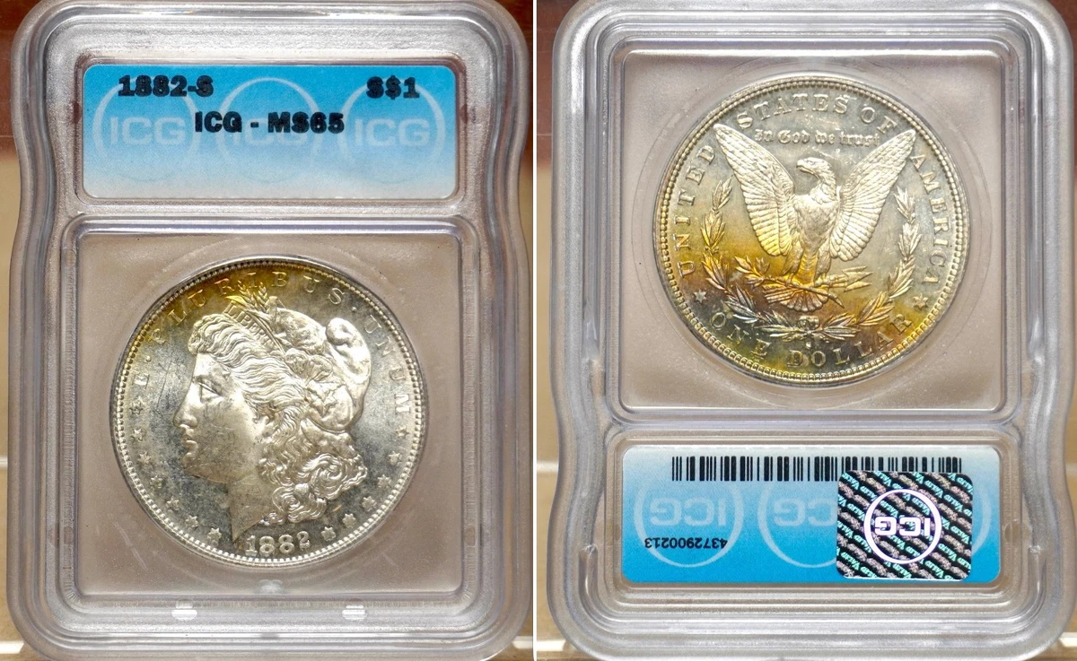 ICG Grade MS 65 Morgan Dollars (1878-1921) for sale | eBay