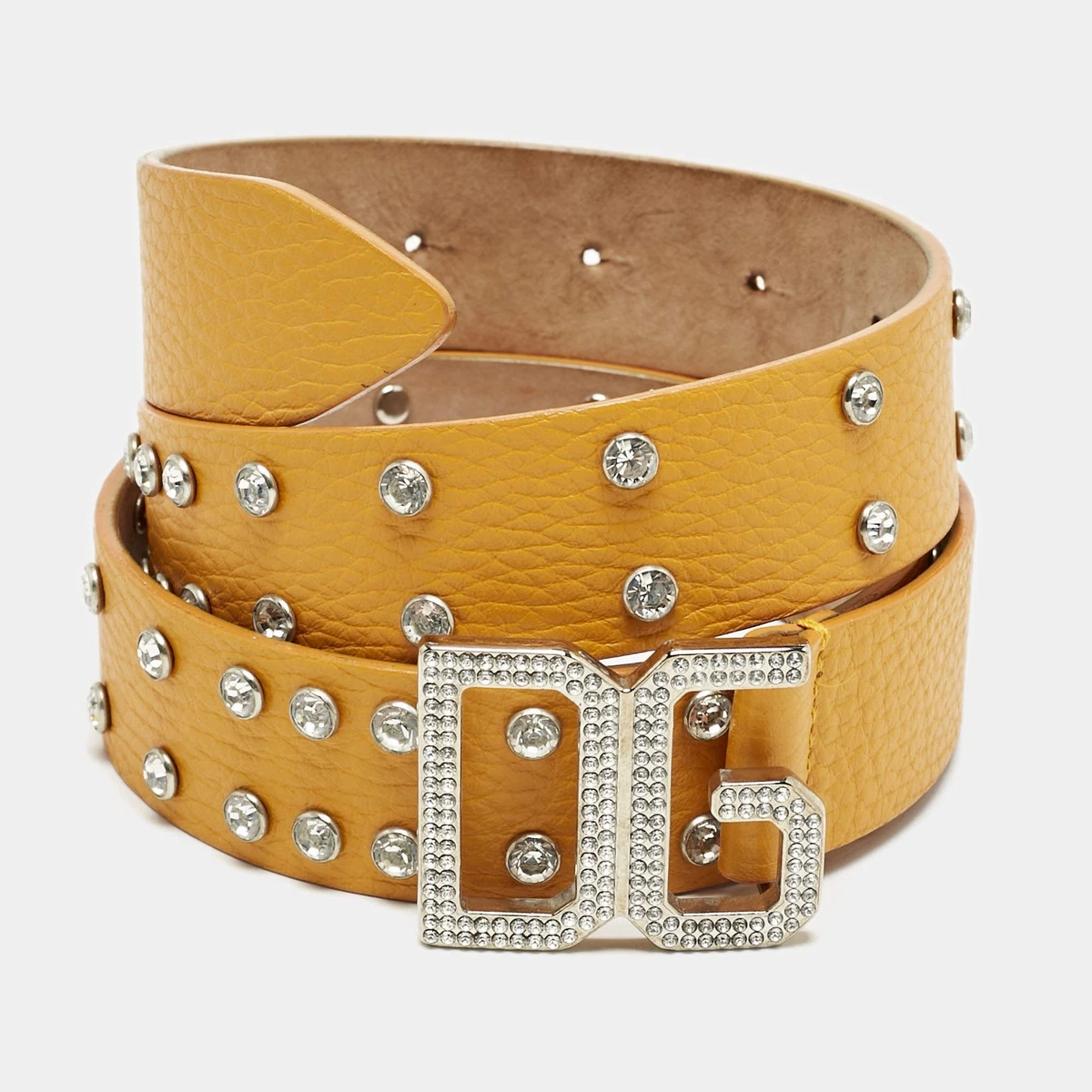 Dolce&Gabbana Leather Orange Belts for Women for sale | eBay display picture 2