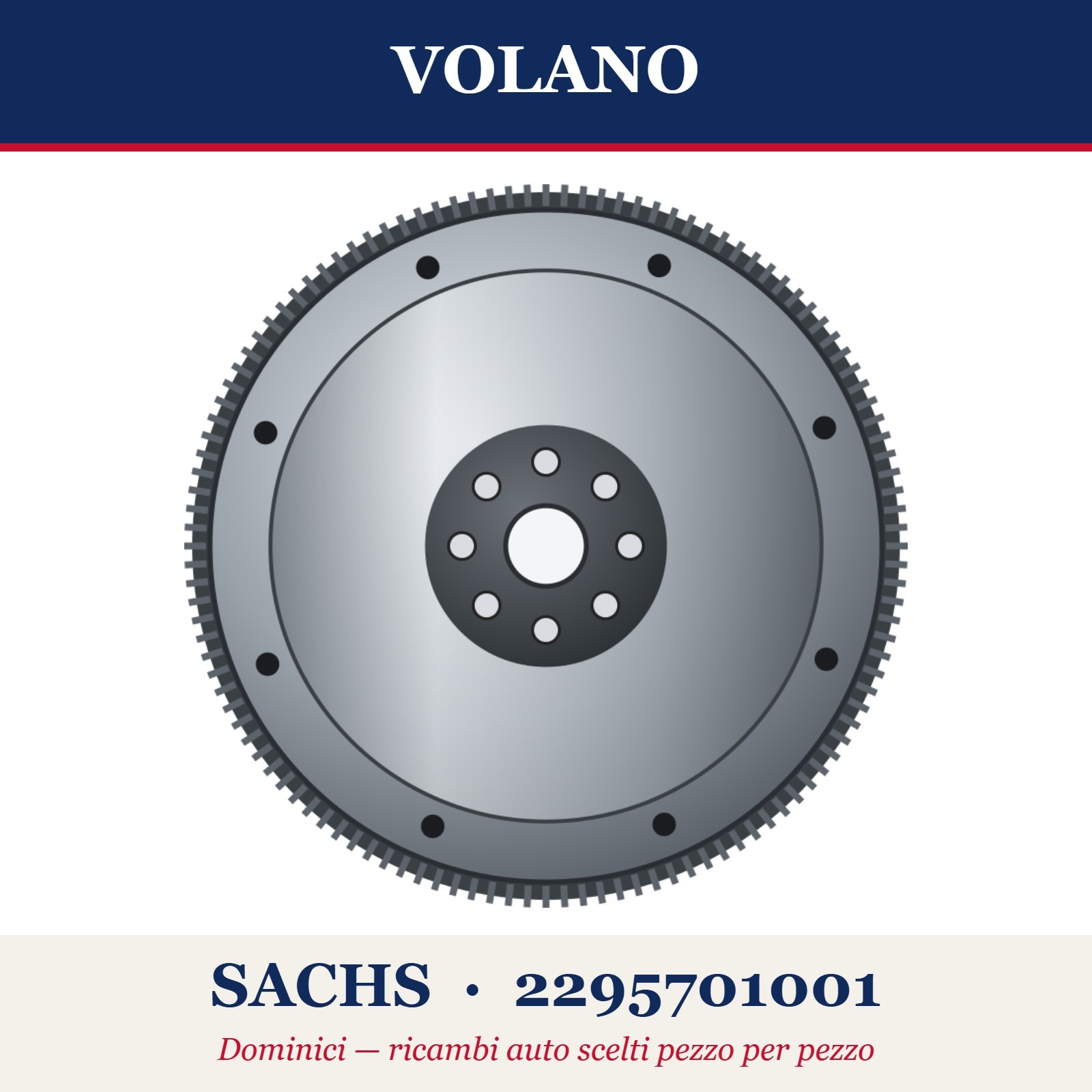 SACHS 2295 701 001 Volano Bimassa Volano bimassa - Immagine 2