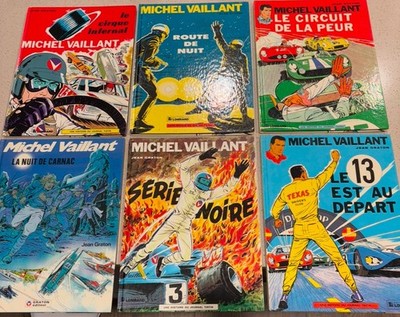 Michel Vaillant Le Lombard Franco-Belgian BD Comic Book Lot French