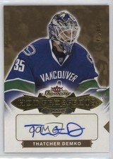 2016 Upper Deck Fleer Showcase Hot Prospects Autos /499 Thatcher Demko Auto 0t2i