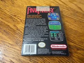 rpg Final Fantasy complete in box seal nintendo nes maps/charts factory nr-MINT