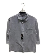 MICHEL KLEIN HOMME                    Striped shirt blue MKBGS-65130