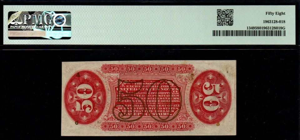 REVERSO ROJO 50c 3ª Edición LADY JUSTICE Escalas ¡Moneda fraccionaria! Foto 3 de 3