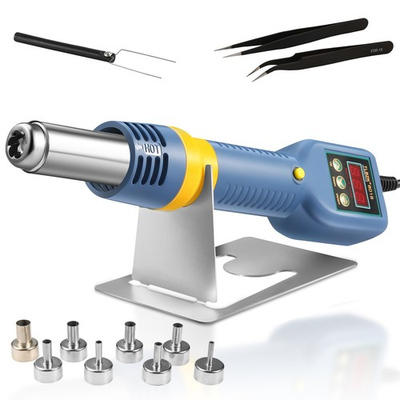 #ad 8018 Hot Air Station SMD Rework Desoldering Digital Heat Gun $32.99