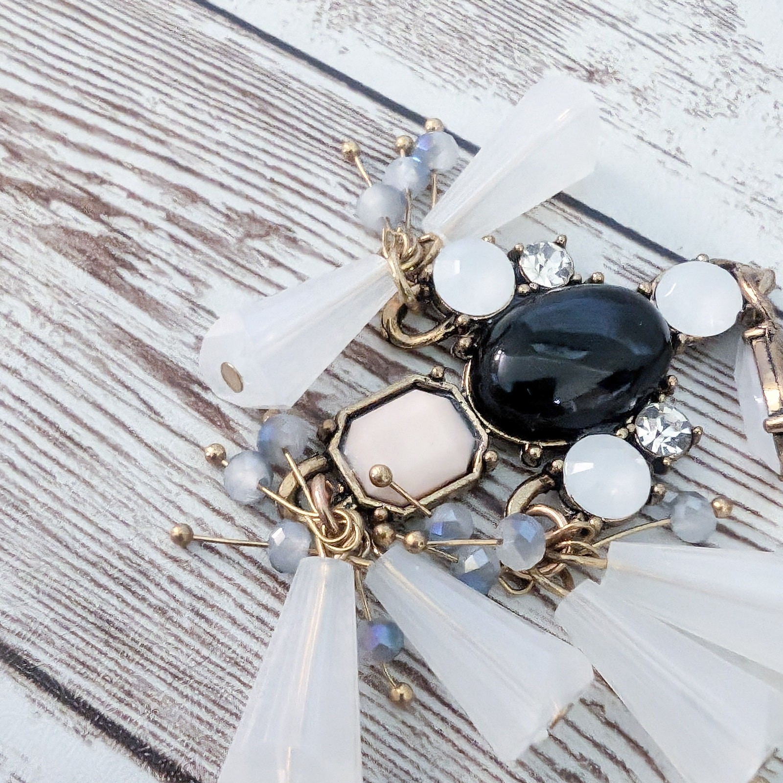 Statement Dangle Earrings - Very Pretty Large Ear… - image 5