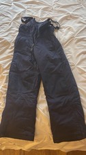 LL Bean Kids Cold Buster Snow Bibs Size 10