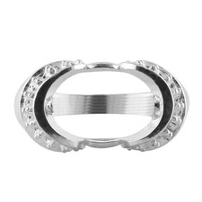 Semi Mount Ring 16x14 Oval Shape 925 Sterling Silver Cocktail Ring For Women
