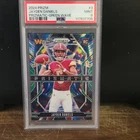 Panini Prizm 2024 Jayden Daniels Prizmatic Green Wave #3 PSA 9 RC Commanders