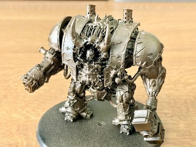 Warhammer 40k Chaos Helbrute große Skulptur Undercoated Farbschmiede Belagerung Rüstung
