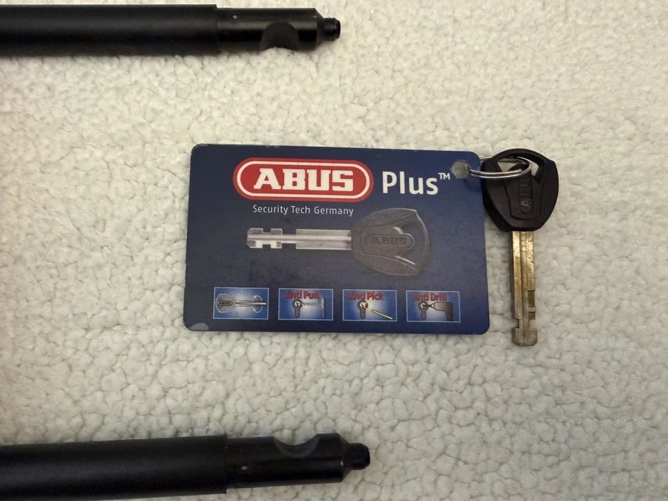 Llave de bloqueo en U Abus Granit Plus 470 - 150x300 mm - negra 69072 Foto 4 de 4