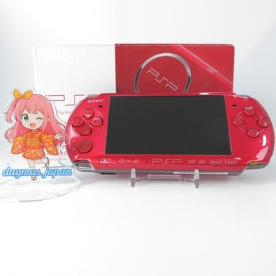 【Near Mint】Sony PSP-3000 Radiant Red Konsole ohne Akku Japanisch Ver #DEN1124/04