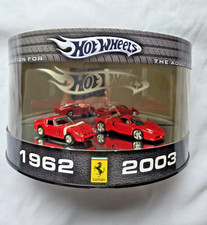 Hot Wheels 1962 Ferrari 250 Gto 2003 Enzo Ferrari In Unique Display Case - New Hot Wheels 1962 Ferrari 250 Gto 2003 Enzo Ferrari In Unique Display Case - New