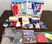 Vintage 1961 Barbie Doll w/ Clothes, Accessories  Case 85 Total Pieces 