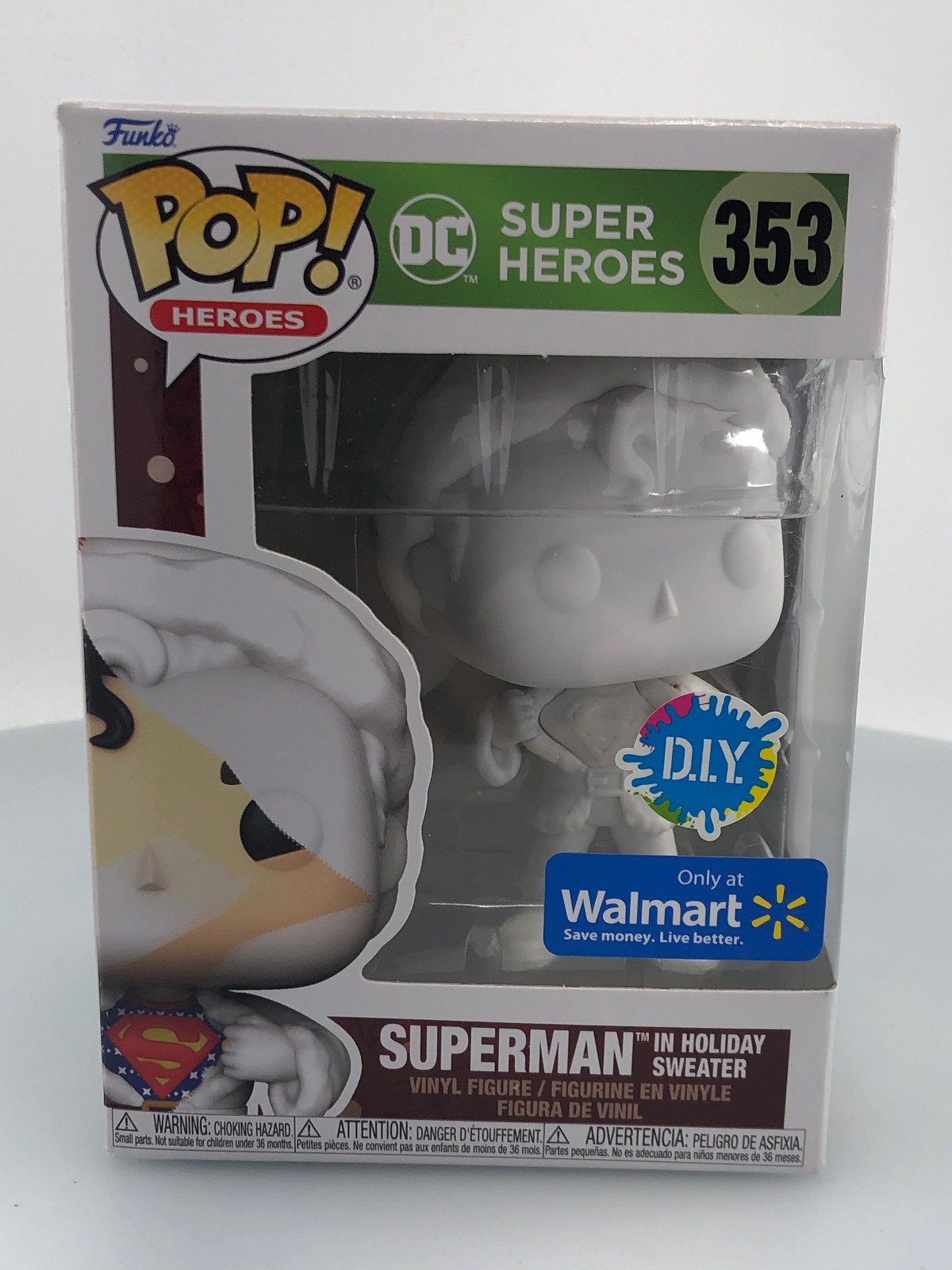 Dc Comics - Superman Holiday Diy Pop! Vinyl Damaged Box See Pics