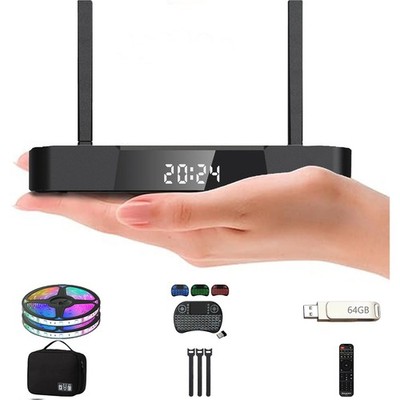 SuperBox S6 Pro Android TV Box   4K UHD, Dual-Band WiFi, Authorized USA Seller