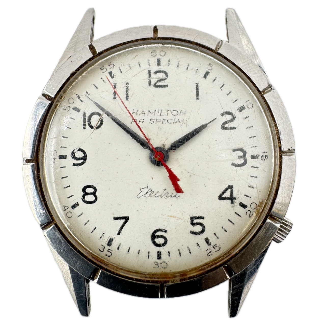 Vintage Hamilton Railroad Special Men's Electric Wristwatch 505 USA Steel