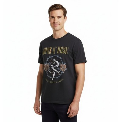 Guns N' Roses Shirt Mens XL Black Sweet Child O' Mine Graphic Band Tee Rock Y2K
