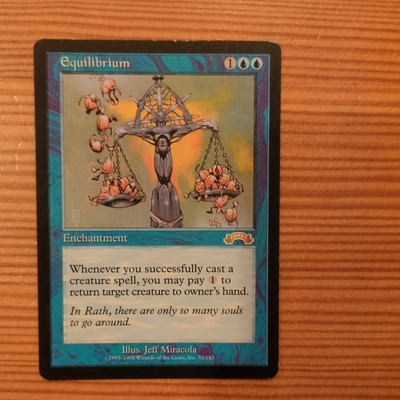 Wizards of the Coast Equilibrium Magic The Gathering Verzauberung Blau Englisch