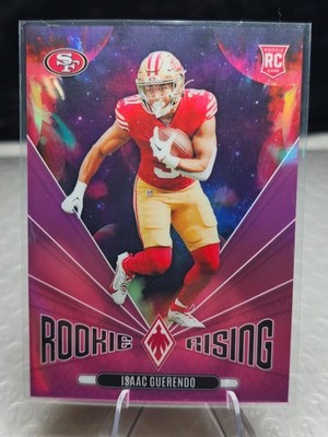 2024 Panini Phoenix Isaac Guerendo (RC) Rising Pink /80 #RR-IGO 49ers [gls0147]