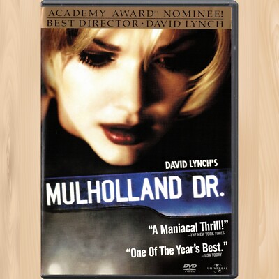 David Lynch's MULHOLLAND DRIVE Betty Cover DVD Justin Theroux