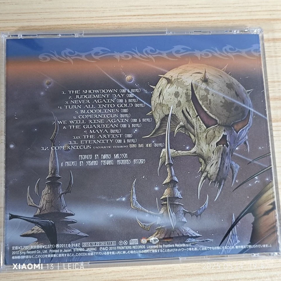 Russell Allen/Jorn Lande - The Showdown 	JAPAN CD (2010,KICP-1496)	Avantasia NM Foto 4 de 4