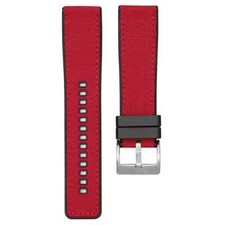 Correa de tela de lona de goma de silicona de liberación rápida 22 mm 24 mm 20 mm correa de reloj correa