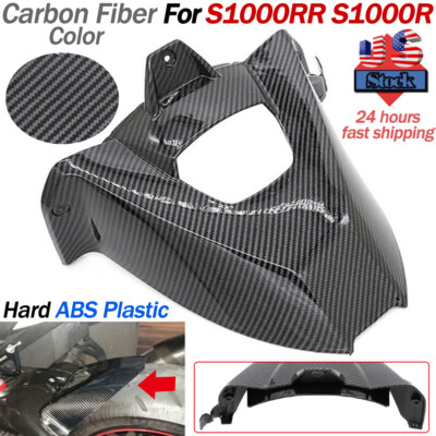 #ad Carbon Fiber Rear Fender Mud Guard Hugger Plastic For BMW S1000RR S1000R 2009 19 $40.99