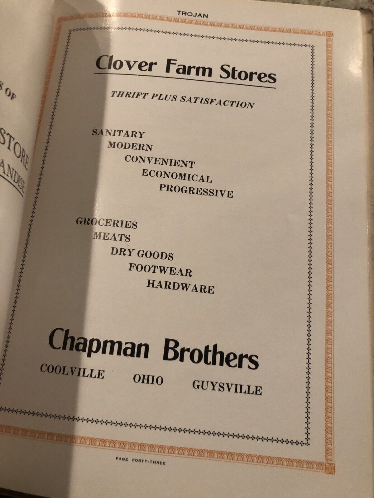 1936 Trojan Troy High School Yearbook Coolville, Ohio eBay