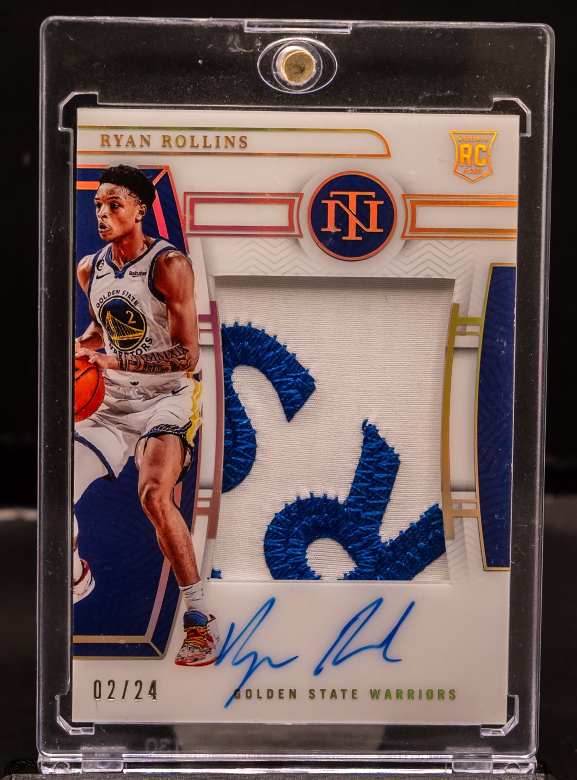 RYAN ROLLINS 2022 National Treasures 141 Gold FOTL RPA RC Patch Auto 2/24
