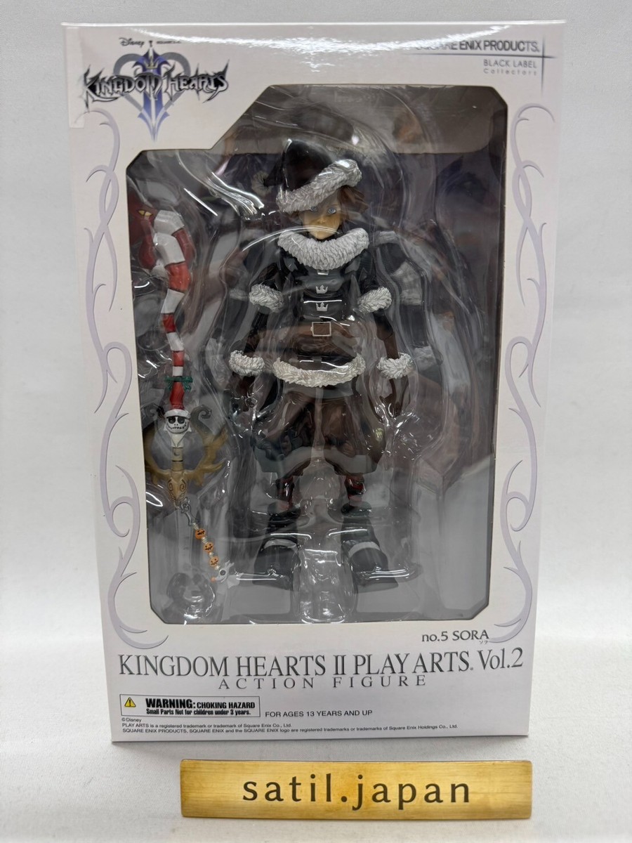 【本体美品】KINGDOM HEARTS II PLAY ARTS ソラ　2体 KINGDOM HEARTS II PLAY ARTS Sora Christmas Town Ver. PVC Painted