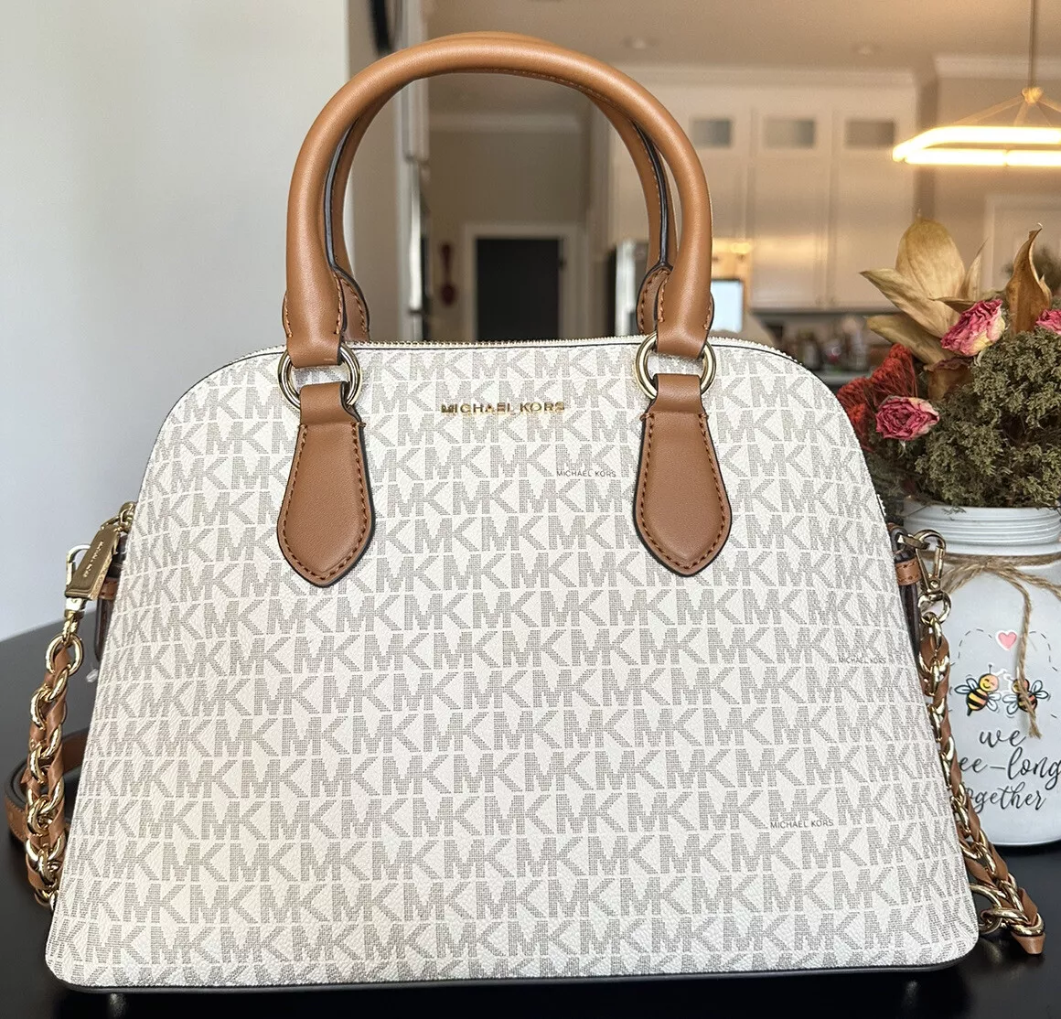 Veronica Medium Logo Dome Satchel