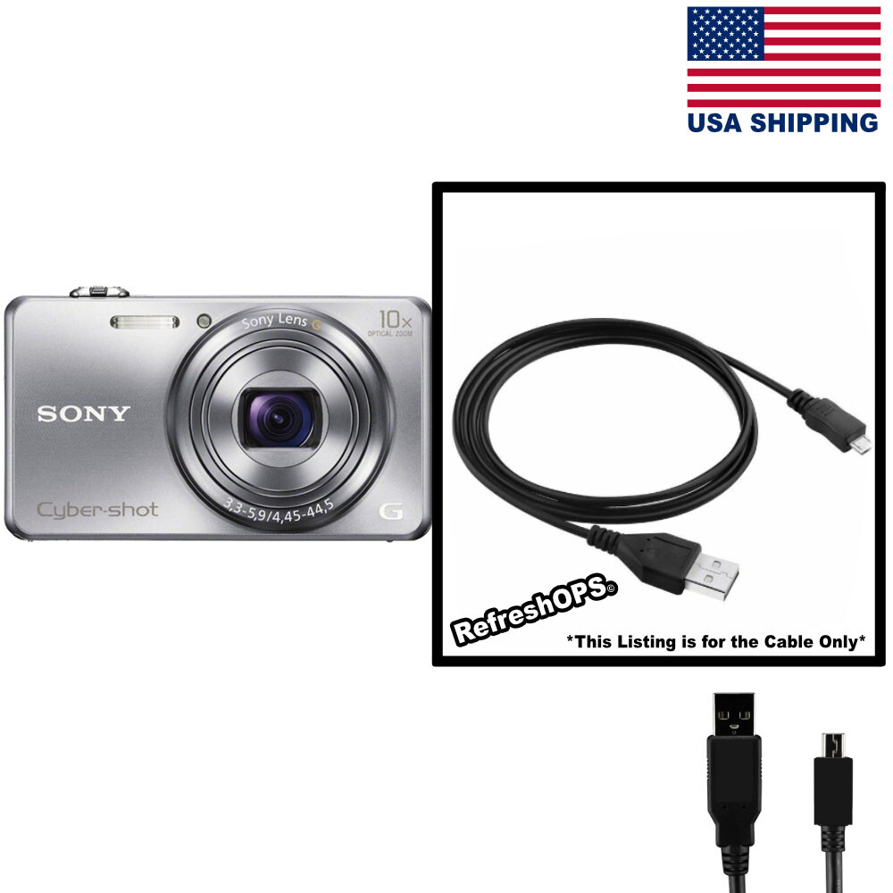 Micro USB Data Cable For Select Sony Cybershot And Alpha DSLR Digital Cameras (Compatible Models Listed In The Description Below - Foto 5