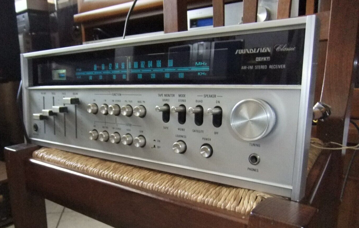 SOUNDESIGN CLASSIC 4393B - SINTOAMPLIFICATORE HIFI ANNI 70 - da controllare