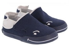 Vineyard Vines Baby Boy Sperry Crib Whale Slip On Shoes Navy Size 4 M NEW