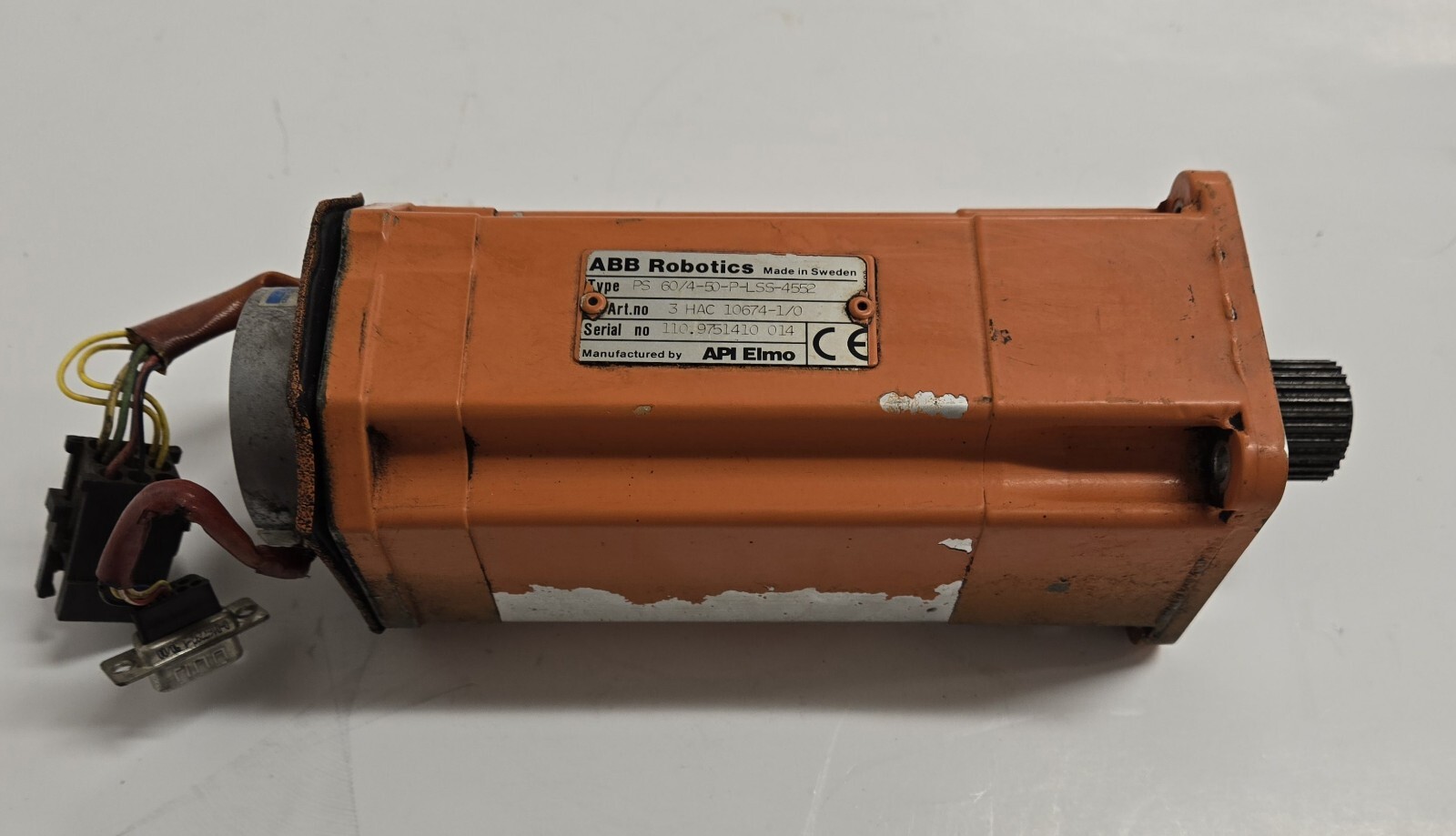 ABB ROBOTICS PS 60/4-50-P-LSS-4552 SERVO MOTOR.