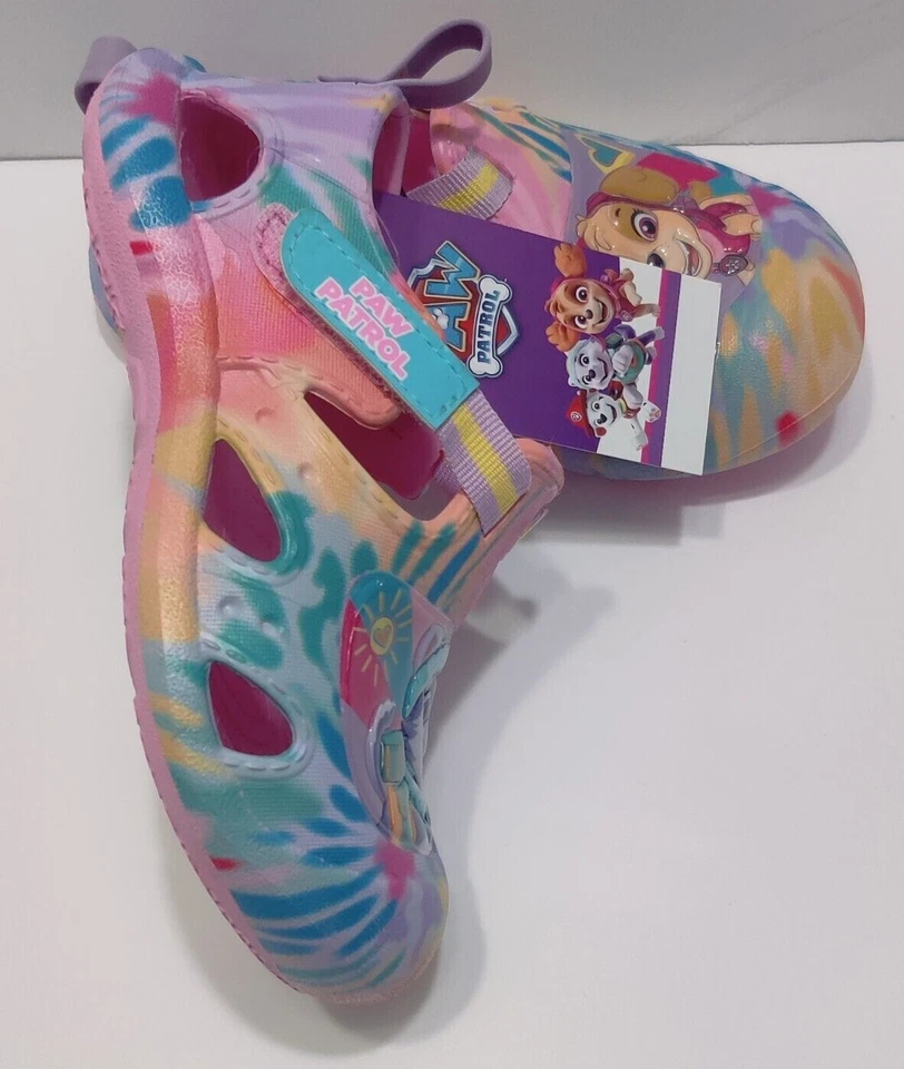 Сабо Paw Patrol для девочек ясельного возраста размер 5/6 7/8 9/10 или 11/12 Skye и Everest - Изображение 4 из 4