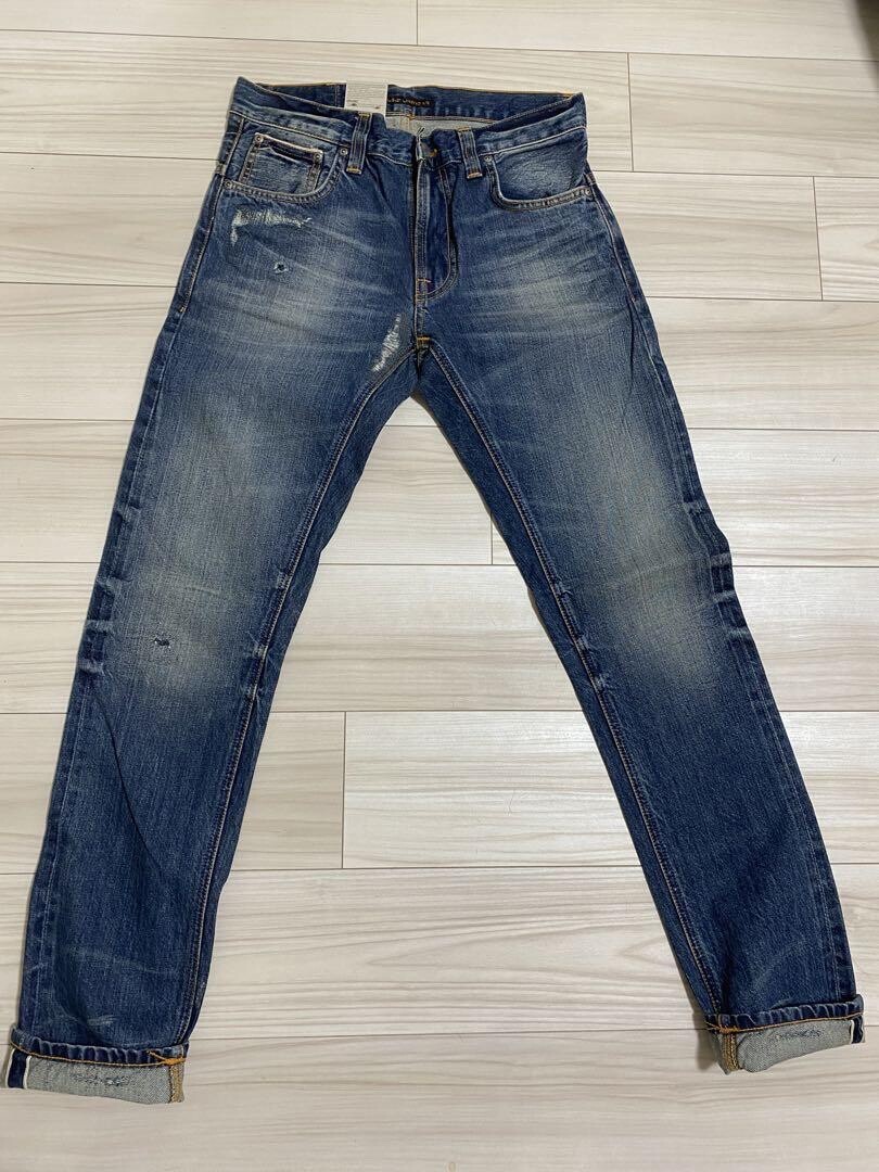 NUDIE JEANS THIN FINN Selvedge Denim W31 L32 | eBay