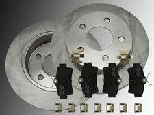 2 Bremsscheiben Keramik Bremsbeläge Bremsklötze hinten Ford Mustang 1994-2004