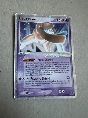 2005 Pokemon, Deoxys, #99/107 Deoxys EX, Ultra Rare | eBay