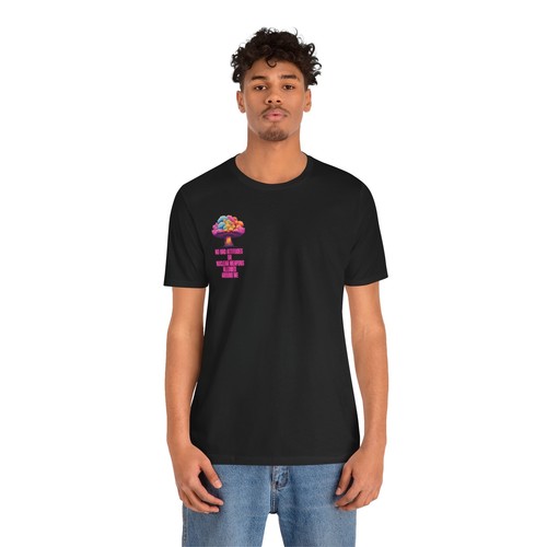 Unisex Jersey Short Sleeve Tee No Nuclear Weapon - Picture 5 of 36
