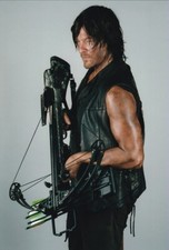 NORMAN REEDUS signed Autogramm 20x30cm THE WALKING DEAD in Person autograph COA