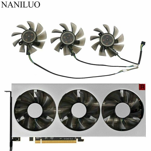 Cooler Fan For Amd XFX Radeon VII FD8015H12S 75mm Graphics Card Card Cooling - Picture 3 of 15