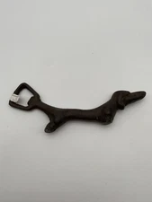 Cast Iron Handheld Dachshund Bottle Opener-Unique Sku 30