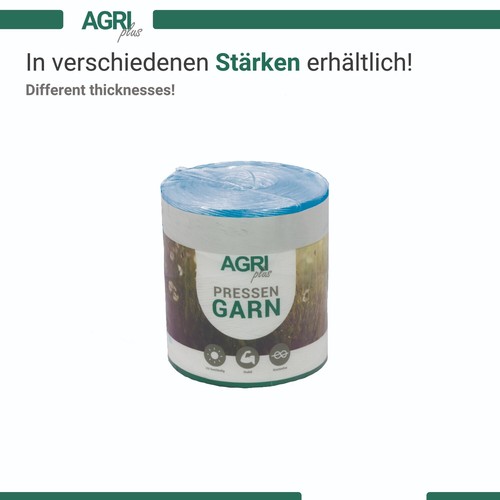 Pressengarn Ballenpressengarn Erntegarn 2er Set Bindegarn 10kg 18kg blau schwarz - Bild 10 von 16