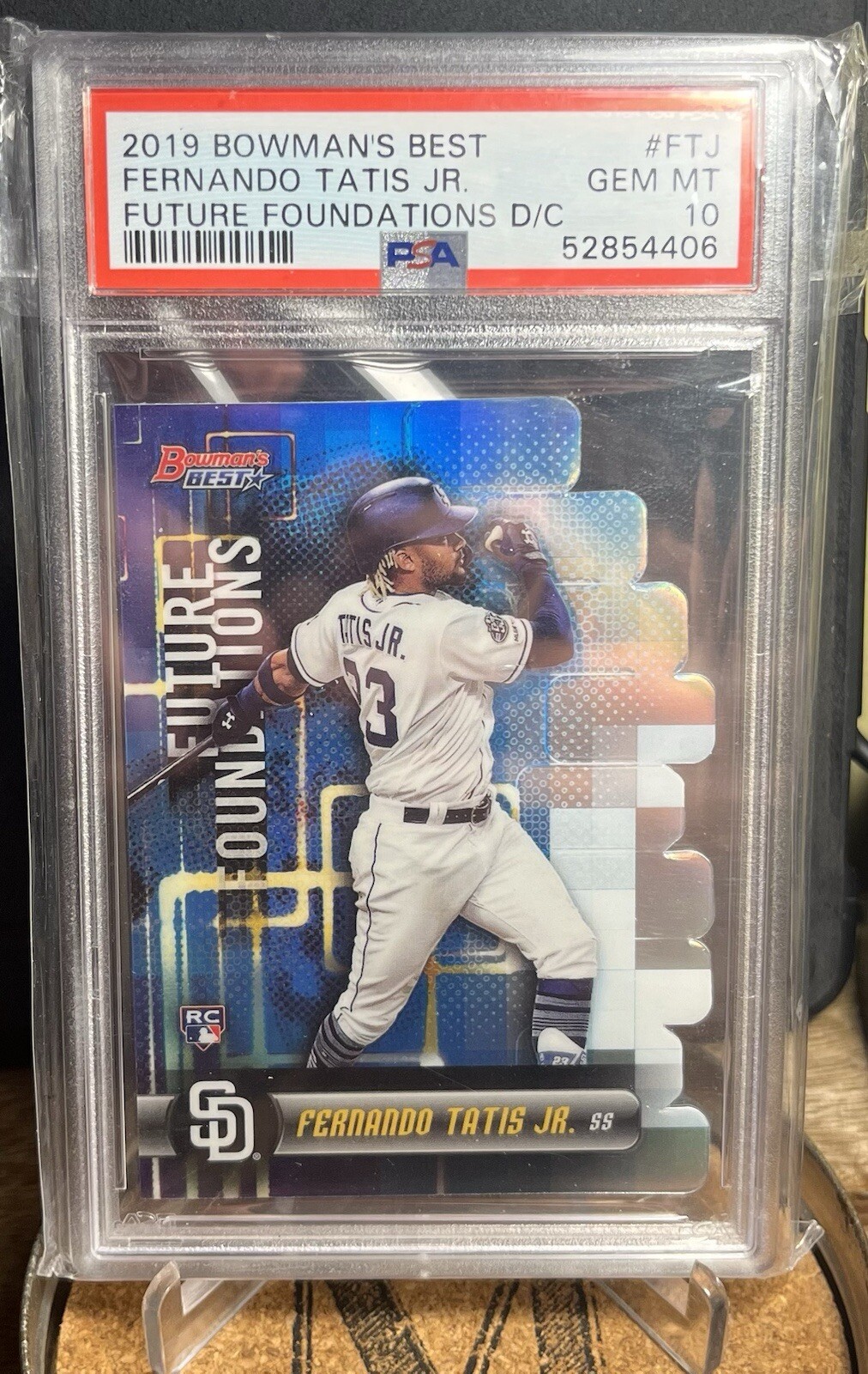 Fernando Tatis Jr. 2019 Bowman's Best Future Foundations Die Cuts PSA 10 #FF-FTJ