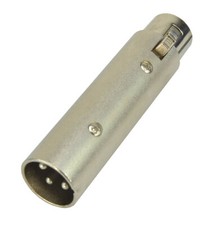 DMX XLR Adaptor - Converts 3 Pin Male to 5 Pin Female