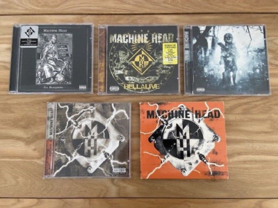 5x Machine Head CDs Hellalive - The Blackening - Through Ashes - Supercharger x2